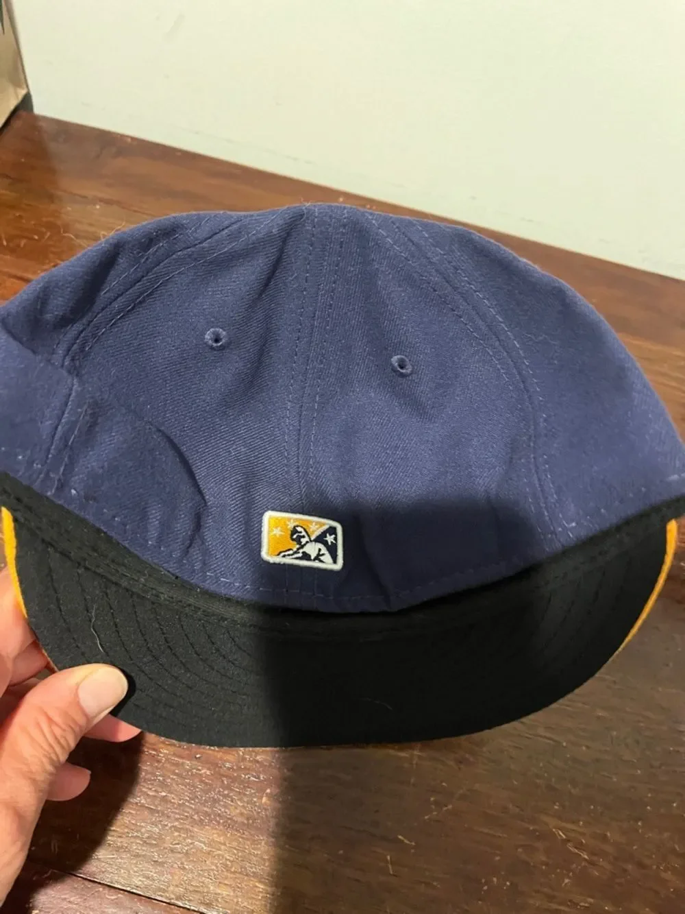 Vintage New Era Burlington Bees MILB Cap Hat Fitted 6 7/8 Youth Child Kids B